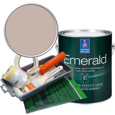 셔윈윌리암스 에메랄드 페인트 1L세트, SW6044 Doeskin, 1L, 1개