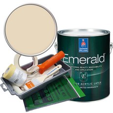 셔윈윌리암스 에메랄드 페인트 1L세트, SW7574 Echelon Ecru, 1L, 1개