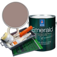 셔윈윌리암스 에메랄드 페인트 1L세트, SW9078 Cocoa Berry, 1L, 1개