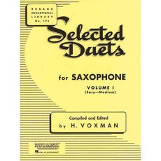 Selected Duets for Saxophone: Easy- Medium, Rubank Pubns