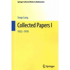 Collected Papers I: 1952-1970, Springer Verlag
