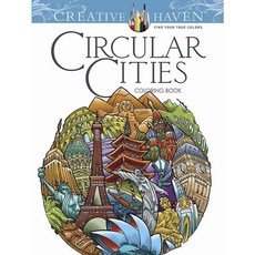 Circular Cities Coloring Book, Dover Pubns