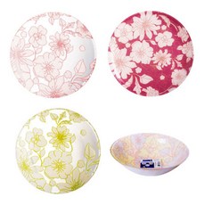 Luminarc 考文特花園晚餐套組 IB0019, 湯盤+餐盤+甜品盤+多功能碗, 1組