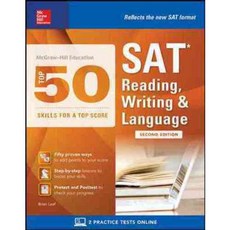 Top 50 Skills for a Top Score: SAT Reading Writing & Language, McGraw-Hill