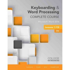 College Keyboarding: Keyboarding & Word Processing Lessons 1-110 Complete Course, Course Technology Ptr