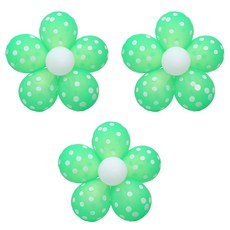 인터팝 파티팝 러블리 플라워 풍선, 그린, 3개입