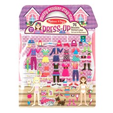 Melissa&Doug 美國瑪莉莎 衣櫃造型貼紙組 MD2195, 混色