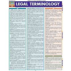 Legal Terminology Quick Reference Guide, Quickstudy