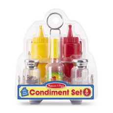 Melissa&Doug 美國瑪莉莎 玩具調味料組 MD9358, 混色