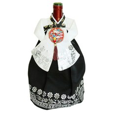 happytool 黑色韓服酒瓶套, 黑色裙子, 1個