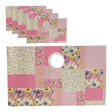 TINA PICNIC 絎縫迷你購物袋粉色, 5件, 1個