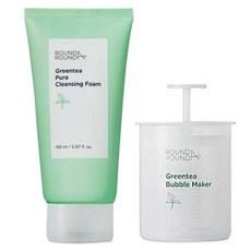 라운드어라운드 그린티 약산성 클렌징폼 150ml + 버블 메이커, 1세트