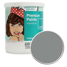 노루페인트 팬톤 내부용 실내벽면 무광 페인트, 174402NeutralGray, 1L, 1개