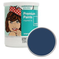 노루페인트 팬톤 내부용 실내벽면 무광 페인트, 194033Poseidon, 1L, 1개