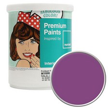 노루페인트 팬톤 내부용 실내벽면 무광 페인트, 193138Byzantium, 1L, 1개