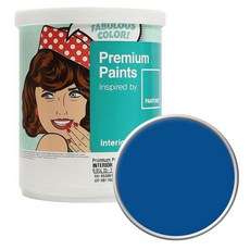 노루페인트 팬톤 내부용 실내벽면 무광 페인트, 194049Snorkelblue, 1L, 1개