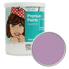 노루페인트 팬톤 내부용 실내벽면 무광 페인트, 163310LavenderHerb, 1L, 1개