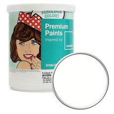 노루페인트 팬톤 내부용 실내벽면 무광 페인트, 114201SunWhite, 1L, 1개