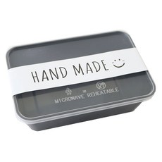 耐熱飯盒 黑色+蓋子+文字貼紙 白色, 1套, 11件