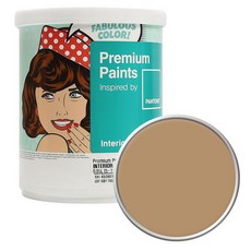 노루페인트 팬톤 내부용 실내벽면 무광 페인트, 151040IcedCoffee, 1L, 1개