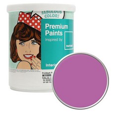 노루페인트 팬톤 내부용 실내벽면 무광 페인트, 183224RadiantOrchid, 1L, 1개