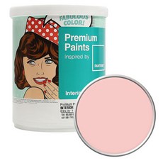 노루페인트 팬톤 내부용 실내벽면 무광 페인트, 131520RoseQuartz, 1L, 1개