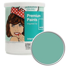 노루페인트 팬톤 내부용 실내벽면 무광 페인트, 155711DustyJadeGreen, 1L, 1개