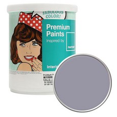 노루페인트 팬톤 내부용 실내벽면 무광 페인트, 163905LilacGray, 1L, 1개