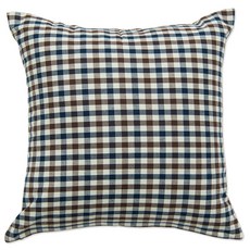 ECONY HOUSE 格紋印花棉質靠枕, 4