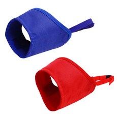 PetNine 寵物訓練用嘴套 5號 2入, 藍色, 紅色, 1套