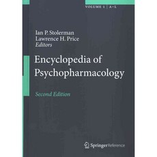 Encyclopedia of Psychopharmacology, Springer Verlag