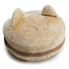 헬로캣 마카롱 인형 쿠션 나루, 베이지