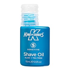 KING OF SHAVES 阿爾法剃須油敏感, 15毫升, 1個