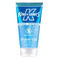 KING OF SHAVES 剃須凝膠敏感, 150毫升, 1個