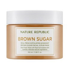 NATURE REPUBLIC 黑糖磨砂面膜 100ml, 1入