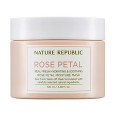 NATURE REPUBLIC 塗抹式玫瑰保濕舒緩面膜 100ml, 1件, 1個