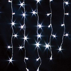 다우에프앤지 LED 120구 고드름 줄전구, 투명선 + 투명, 1개