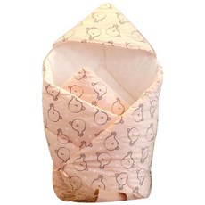 cuby n mom 新生兒小鴨印花包巾