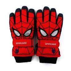 WINGHOUSE 兒童蜘蛛人臉部觸控滑雪手套 MV0222