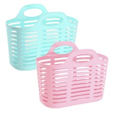 River Green柔軟沐浴籃 天藍色+粉色, 2件, 天藍, 粉色