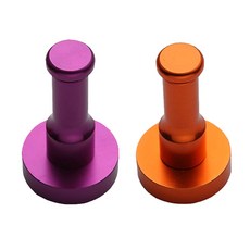 Rivergreen 室內彩色掛鉤架, 橘色, 紫色, 2個