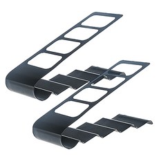 RIVER-GREEN 遙控器收納架 黑色, 2個