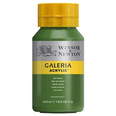 WINSOR&NEWTON 溫莎牛頓 GALERIA壓克力顏料 樹綠色, 500毫升, 1 種顏色
