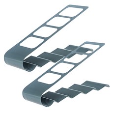 River Green遙控器整理收納架 灰色, 2件