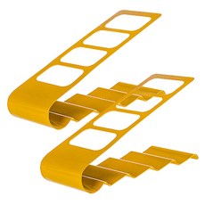 River Green遙控器整理收納架 黃色, 2件