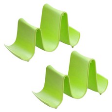 마켓감성 냄비 뚜껑 꽂이, 그린, 2개입