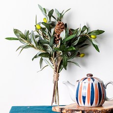 RYMD 松果橄欖人造套組+細繩, 混色