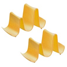 마켓감성 냄비 뚜껑 꽂이, 옐로우, 2개입