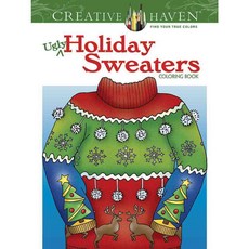 Ugly Holiday Sweaters Adult Coloring Book, Dover Pubns