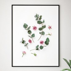 RYMD 玫瑰氛圍樹脂畫框, 黑色